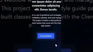 Webflow Pulse Button Hover Animation in 42 Seconds #webflow #tutorial