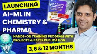 Hands-on AI/ML Training in Chemistry & Pharma - Real-World Projects & Paper Publication #ai #ml