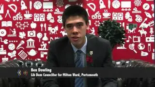 Portsmouth VideoTalks: Ben Dowling, Liberal Democrats- Sustainable Future