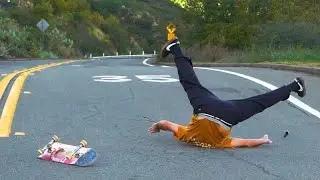 Skating Giant Hill Didn’t Go as Planned…