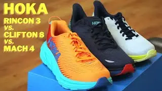 Hoka Rincon 3, Clifton 8, & Mach 4 COMPARISON | 2021