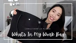 Longchamp Le Pliage: What's in my work bag (music teacher edition)