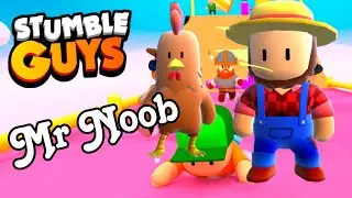 Stumble Guys Funny Moments - Mr Noob -
