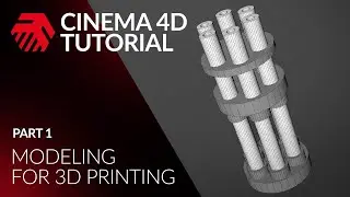 Parametric modeling in Cinema 4D for 3D printing. Part 1 | Hexy Studio
