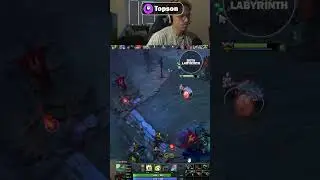 NO WAY YOU TRIED TO GANK TOPSON IN DOTA 2 