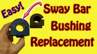 How to Replace Sway Bar Bushings On Most Vehicles - Stabilizer Bar Bushing Replacement Chevy Equinox