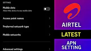 Airtel APN Settings 4G | Airtel Network Problem Solution 110% | Airtel Internet Not Working Net 2023