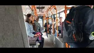 Поездка на автобусе МАЗ-107.466 (370) //АВ 7122-1//. Маршрут 24.
