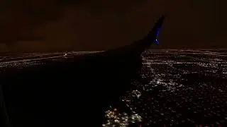 MSFS|Night Arrival Into Houston intercontinental|PMDG 739