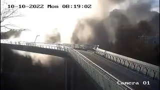 ⚡Срочно. Взрыв на «мосту Кличко» в Киеве.