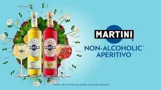 Enjoy the non alcoholic aperitivo with Martini