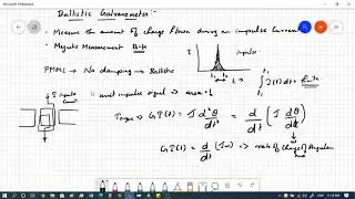 Ballistic Galvanometer and it applications