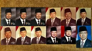 Koleksi tanda tangan Presiden Indonesia terbanyak  Masuk Rekor MURI. Museum Rekor Indonesia. Suharto