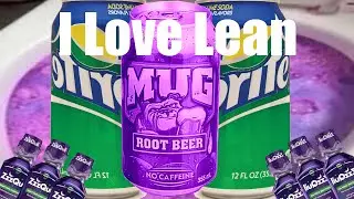 Mixing Mug Root Beer and Lean