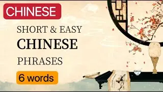 Easy Mandarin for Beginners ｜100 common Chinese phrases ｜Part 5