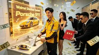 Sewer to Porsche! Delivery guy's 