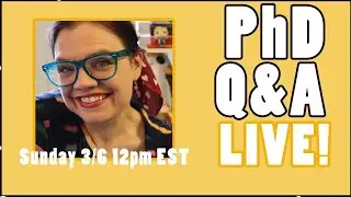 PhD Applications Q&A Live (March 2022 Edition)