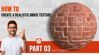 Substance Designer Tutorial – Part 3 | Brick Base Color & Roughness Creation