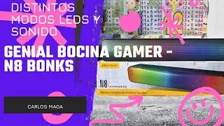 Bocina Gamer multimedia - Bonks N8