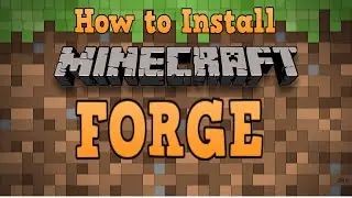 How to Install Mods With Forge (1.7.10, 1.8, 1.7.4) Works With Windows 10