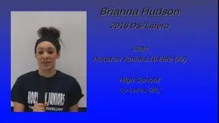 2016 Libero/DS Brianna Hudson - Volleyball Recruiting Video