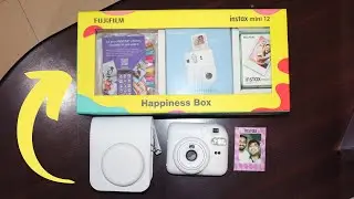 Best Instant Camera - Fujifilm Instax Mini 12 | Full Happiness Box Unboxing, Setup, Guide & Review!