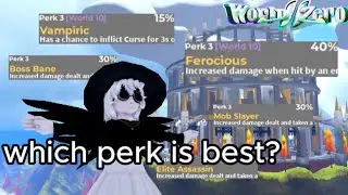 Ferocious vs Vampiric in World Zero