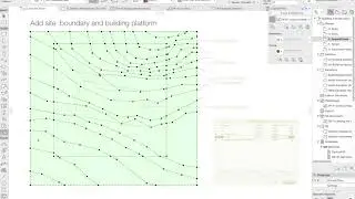 Building a terrain in ARCHICAD 21
