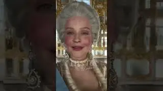Юлия Пересильд на съёмках в «Императрицах»