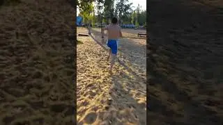 бег босиком...