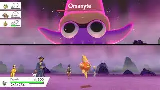 2% Shiny Omanyte Pokémon Den!!!| Pokémon Shield (Nintendo Switch)