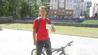 Доктор Пилюк на велосипеде