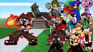 FNF - It's Hero Time But All Pibby Characters Sings It 🎤 (Every Turn a Different Character Sings)