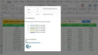 Bulk Auto Emailer with Picture Signature and HTML body