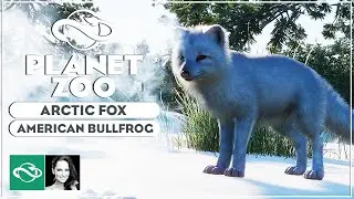 ▶ Arctic Fox & Bullfrog | Screenshot Reveals | Planet Zoo North America Animal Pack |