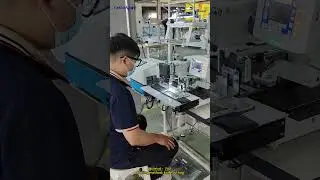 Automatic velcro sewing machine