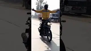 Learning some balancing skills , For bike n for life 😅!!