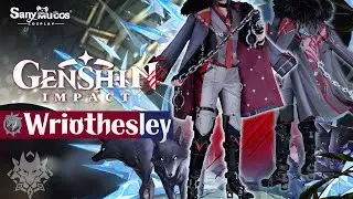 【SanyMuCos】Genshin Impact Wriothesley Cosplay Costume Detail Show