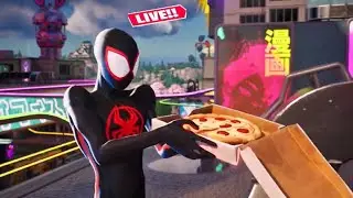 🔴REGALO NUOVO SPIDERMAN IN LIVE! RICARICA DA 15€ FORTNITE LIVE ITA SERVER PRIVATI SFILATA - MARATONA