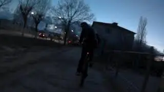 Вечерняя покатушка на велосипеде. Тест экшн-камеры Aceline S-60