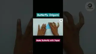 Origami butterfly Making #origami #butterfly #shorts #papercraft #2024
