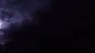 Lightning storm