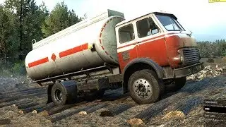 SnowRunner - ZIKZ 5368 Tanker Truck Suspension Test