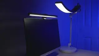 BenQ e-reading Desk Lamp & BenQ ScreenBar Lamp Review - BEST Desk Setup Lamps and Lighting!