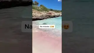 Pláž s ružovým pieskom priamo pri hoteli? 😳 💕📍Insotel Cala Mandia Resort #hydrotour #mameradileto