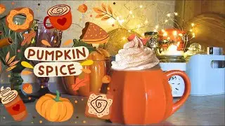 Pumpkin Spice Latte // Тыквенно-пряный латте как в Старбакс// Кукинг☕🎃🍂