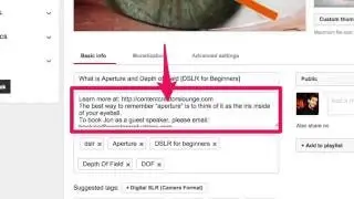 YouTube How to Use for Business: Putting Links in Your Video Description
