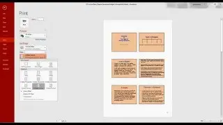 How to print multiple PowerPoint Slides in one page