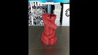 The Wyrm - Rook, 130mm tall 3D Printed Dragon Chess! piece from Louise Driggers (loubie3d)