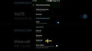 Change  Mobile Network Type 
